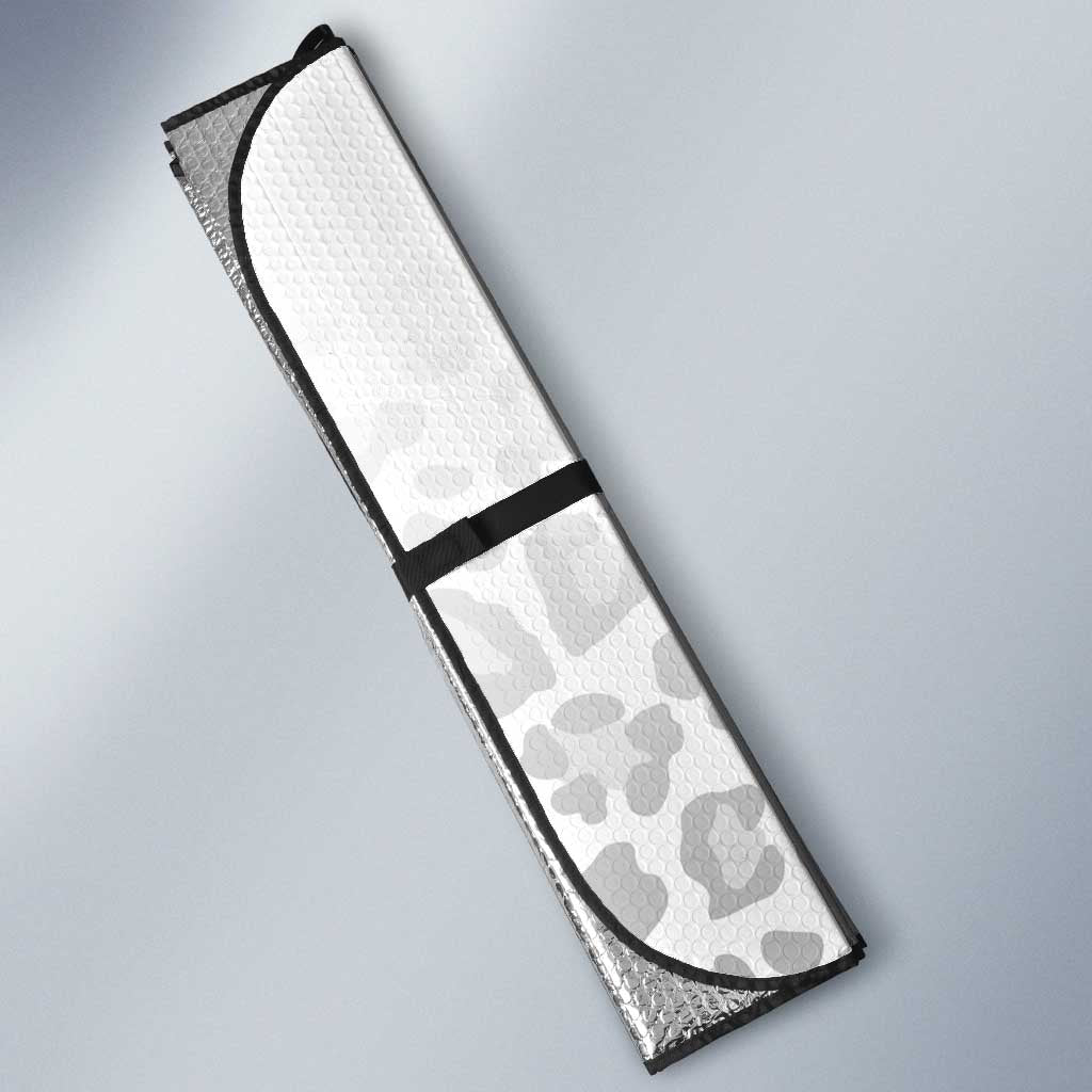 DR Congo Football Auto Sun Shade Go Champions Leopards - White