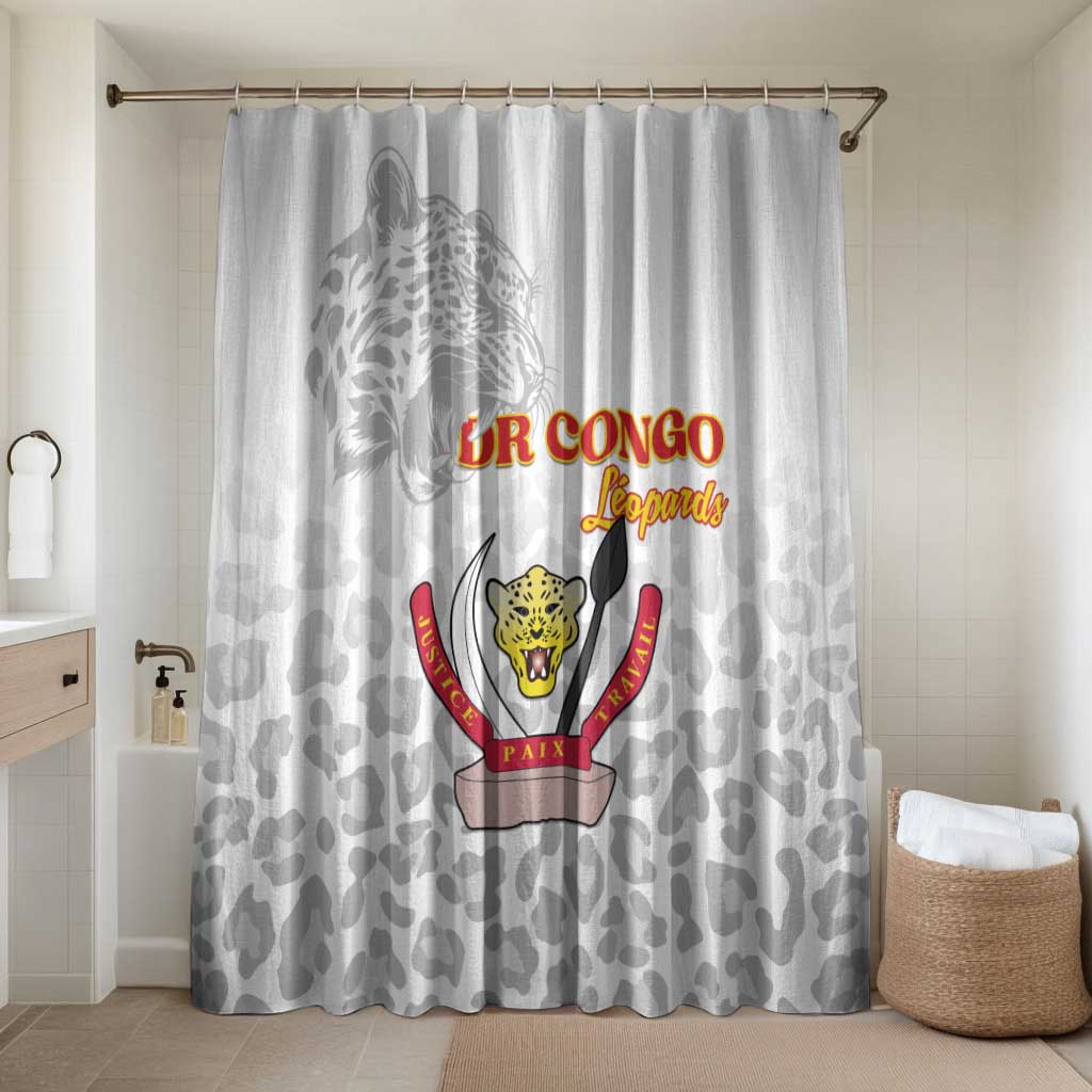 DR Congo Football Bathroom Set Go Champions Leopards - White