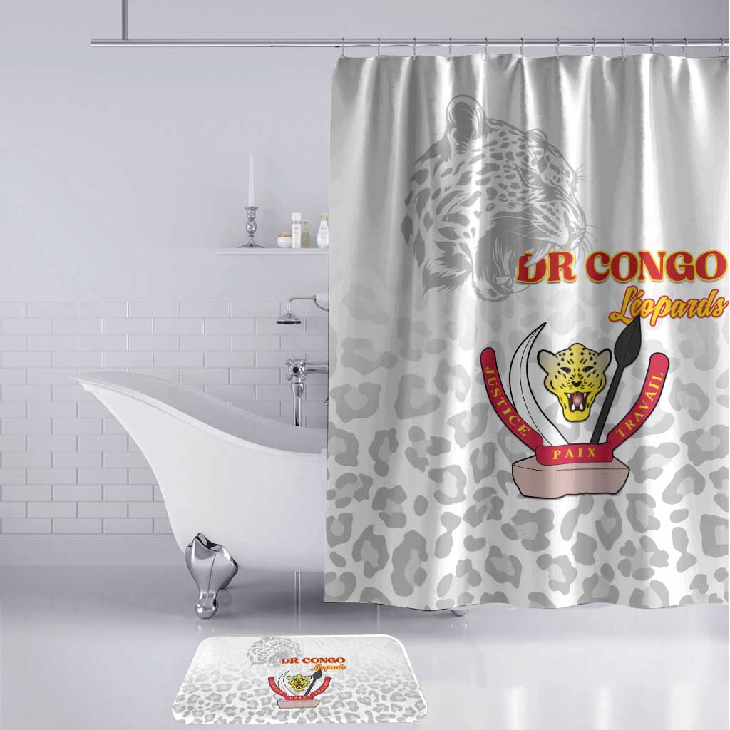 DR Congo Football Bathroom Set Go Champions Leopards - White