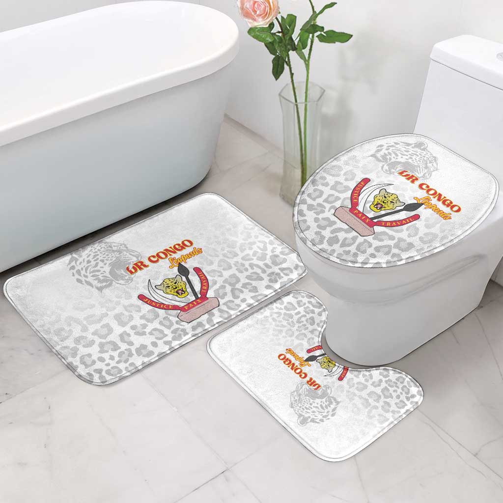 DR Congo Football Bathroom Set Go Champions Leopards - White