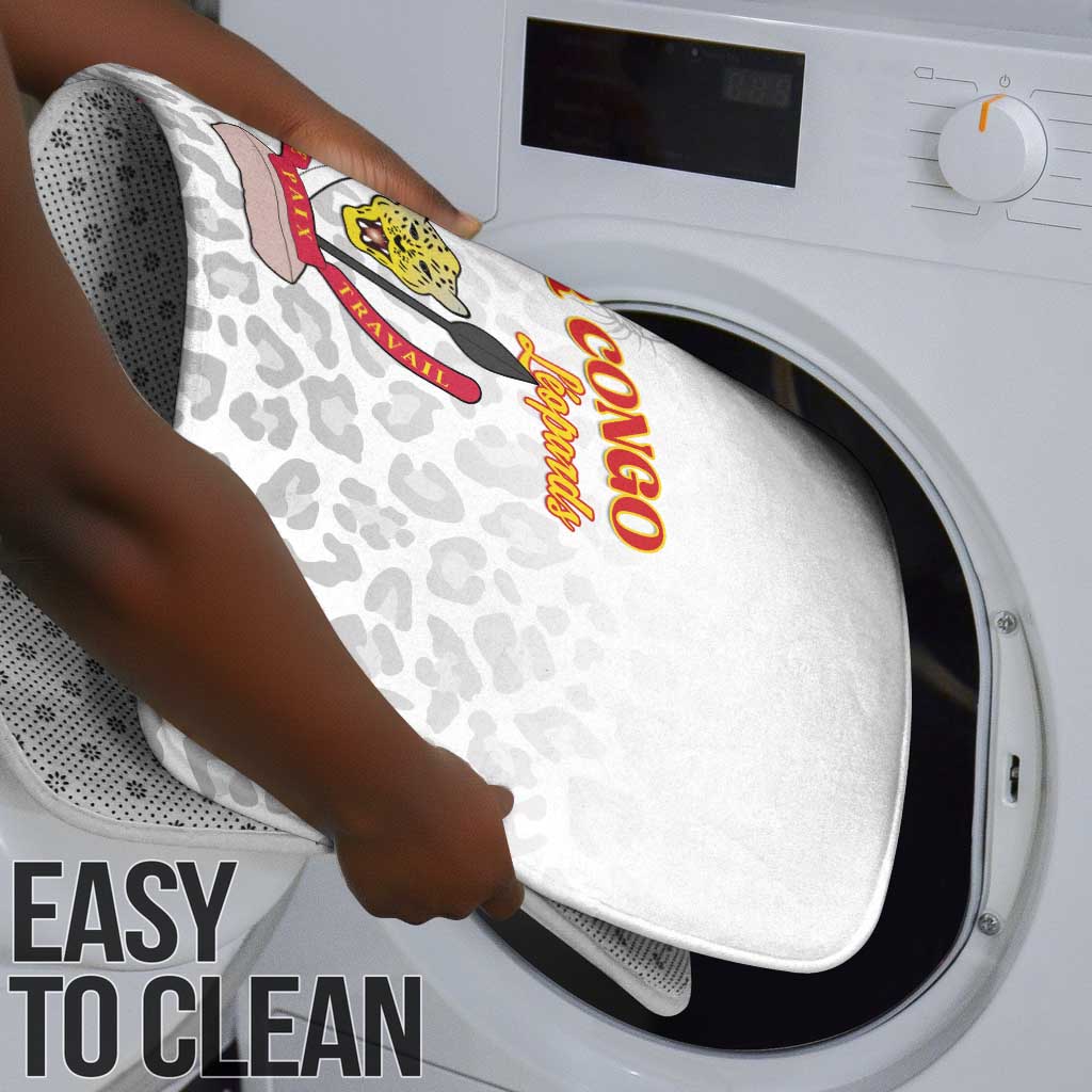 DR Congo Football Bathroom Set Go Champions Leopards - White