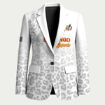 Custom DR Congo Football Blazer Go Champions Leopards - White