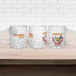 Custom DR Congo Football Ceramic Mug Go Champions Leopards - White