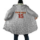 Custom DR Congo Football Cloak Go Champions Leopards - White