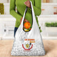 Afro DR Congo Football Grocery Bag Viva Les Leopards - White - African Pride