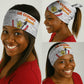 Afro DR Congo Football Neck Gaiter Viva Les Leopards - White - African Pride