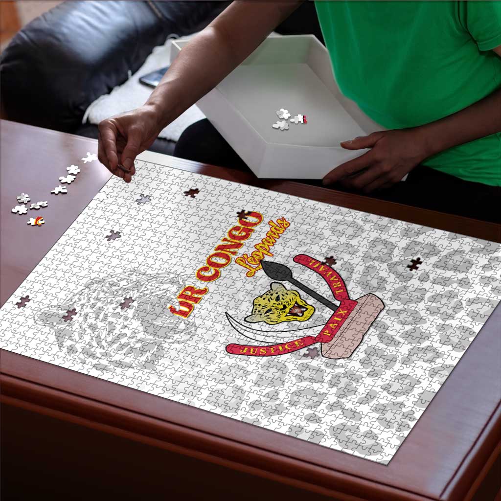 DR Congo Football Puzzle Go Champions Leopards - White