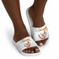 DR Congo Football Slide Sandals Go Champions Leopards - White