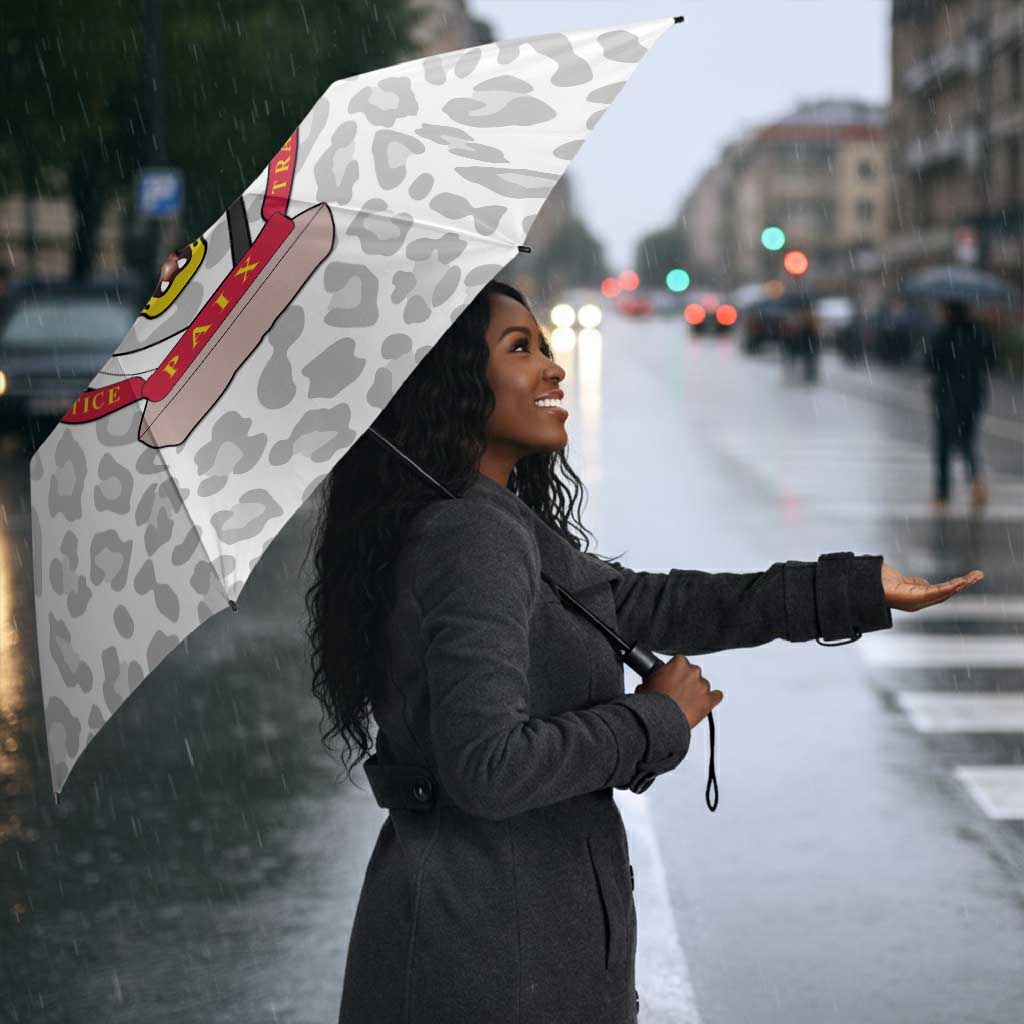 DR Congo Football Umbrella Go Champions Leopards - White