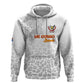 Afro DR Congo Football Custom Zip Hoodie Viva Les Leopards - White - African Pride