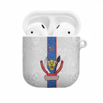 DR Congo Football AirPods Case Leopards Mix Kuba Raffia Pattern