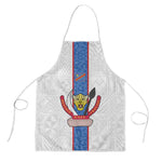 DR Congo Football Apron Leopards Mix Kuba Raffia Pattern