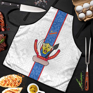 DR Congo Football Apron Leopards Mix Kuba Raffia Pattern