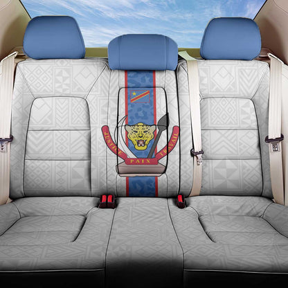 Afro DR Congo Football Back Car Seat Cover Leopards Never Give Up - African Pride