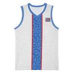 Afro DR Congo Football Custom Basketball Jersey Leopards Never Give Up - African Pride