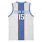 Afro DR Congo Football Custom Basketball Jersey Leopards Never Give Up - African Pride