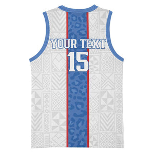 Afro DR Congo Football Custom Basketball Jersey Leopards Never Give Up - African Pride