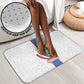 DR Congo Football Bathroom Set Leopards Mix Kuba Raffia Pattern