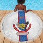 Afro DR Congo Football Beach Blanket Leopards Never Give Up - African Pride