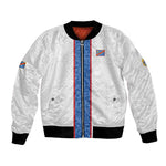 Afro DR Congo Football Custom Bomber Jacket Leopards Never Give Up - African Pride