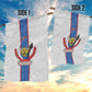 Afro DR Congo Football Garden Flag Leopards Never Give Up - African Pride
