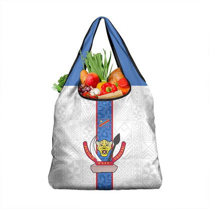 Afro DR Congo Football Grocery Bag Leopards Never Give Up - African Pride