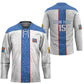 Custom DR Congo Football Hockey Jersey Leopards Mix Kuba Raffia Pattern