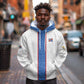 Afro DR Congo Football Custom Hoodie Leopards Never Give Up - African Pride