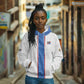 Afro DR Congo Football Custom Hoodie Leopards Never Give Up - African Pride
