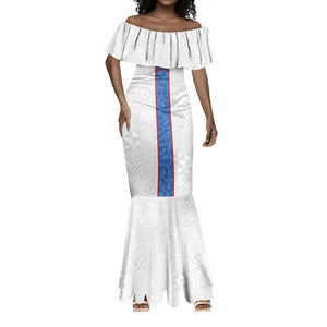 Afro DR Congo Football Custom Mermaid Dress Leopards Never Give Up LT15