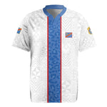 Afro DR Congo Football Custom Rugby Jersey Leopards Never Give Up LT15