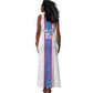 Afro DR Congo Football Custom Tank Maxi Dress Leopards Never Give Up - African Pride