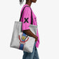 DR Congo Football Tote Bag Leopards Mix Kuba Raffia Pattern