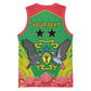 Personalized Afro Sao Tome and Principe Basketball Jersey Coat Of Arms - African Pattern LT15