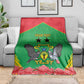 Personalized Afro Sao Tome and Principe Blanket Coat Of Arms - African Pattern