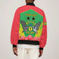 Personalized Afro Sao Tome and Principe Bomber Jacket Coat Of Arms - African Pattern
