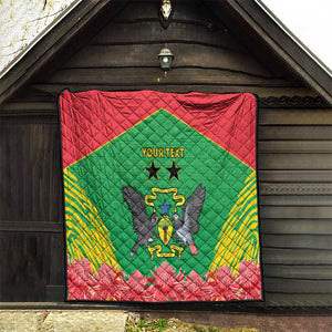 Personalized Afro Sao Tome and Principe Quilt Coat Of Arms - African Pattern