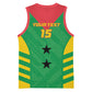 Sao Tome and Principe Football Custom Basketball Jersey Sporty Style - Green Color LT15