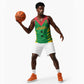 Sao Tome and Principe Football Custom Basketball Jersey Sporty Style - Green Color LT15