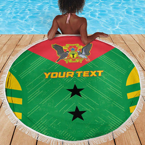 Sao Tome and Principe Football Custom Beach Blanket Sporty Style - Green Color