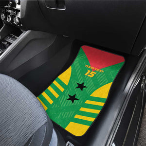 Sao Tome and Principe Football Custom Car Mats Sporty Style - Green Color