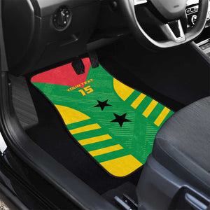 Sao Tome and Principe Football Custom Car Mats Sporty Style - Green Color