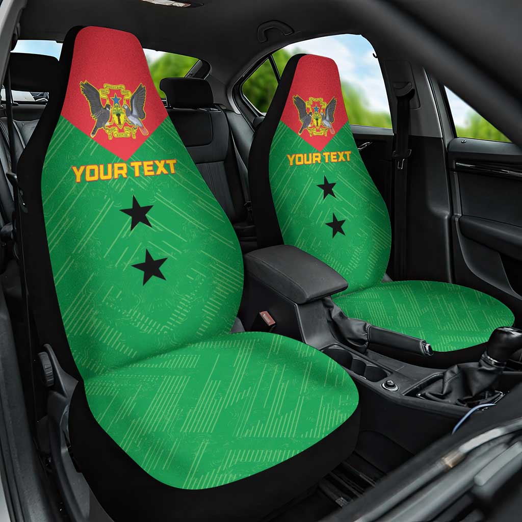 Sao Tome and Principe Football Custom Car Seat Cover Sporty Style - Green Color