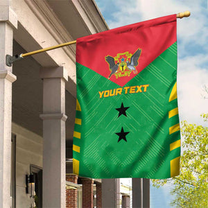 Sao Tome and Principe Football Custom Garden Flag Sporty Style - Green Color