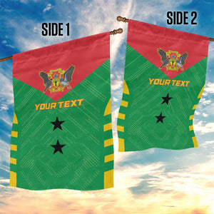 Sao Tome and Principe Football Custom Garden Flag Sporty Style - Green Color