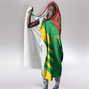 Sao Tome and Principe Football Custom Hooded Blanket Sporty Style - Green Color