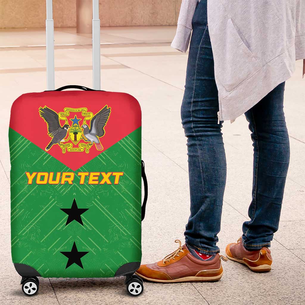 Sao Tome and Principe Football Custom Luggage Cover Sporty Style - Green Color