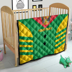 Sao Tome and Principe Football Custom Quilt Sporty Style - Green Color