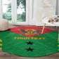 Sao Tome and Principe Football Custom Round Carpet Sporty Style - Green Color
