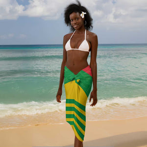 Sao Tome and Principe Football Custom Sarong Sporty Style - Green Color